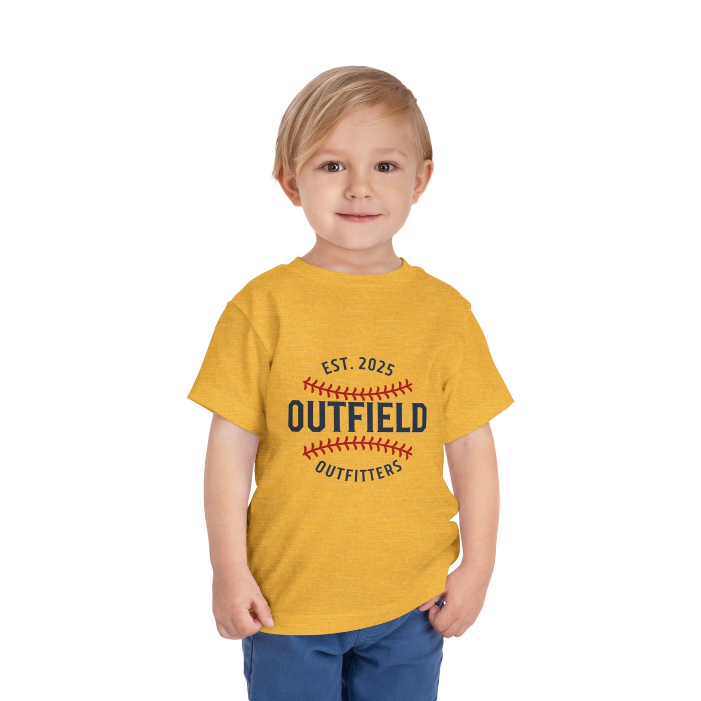Baseball Toddler Tee, Cute Kids Sports Shirt, Youth Outfield Apparel, Birthday Gift for Boys & Girls, Summer Playwear
