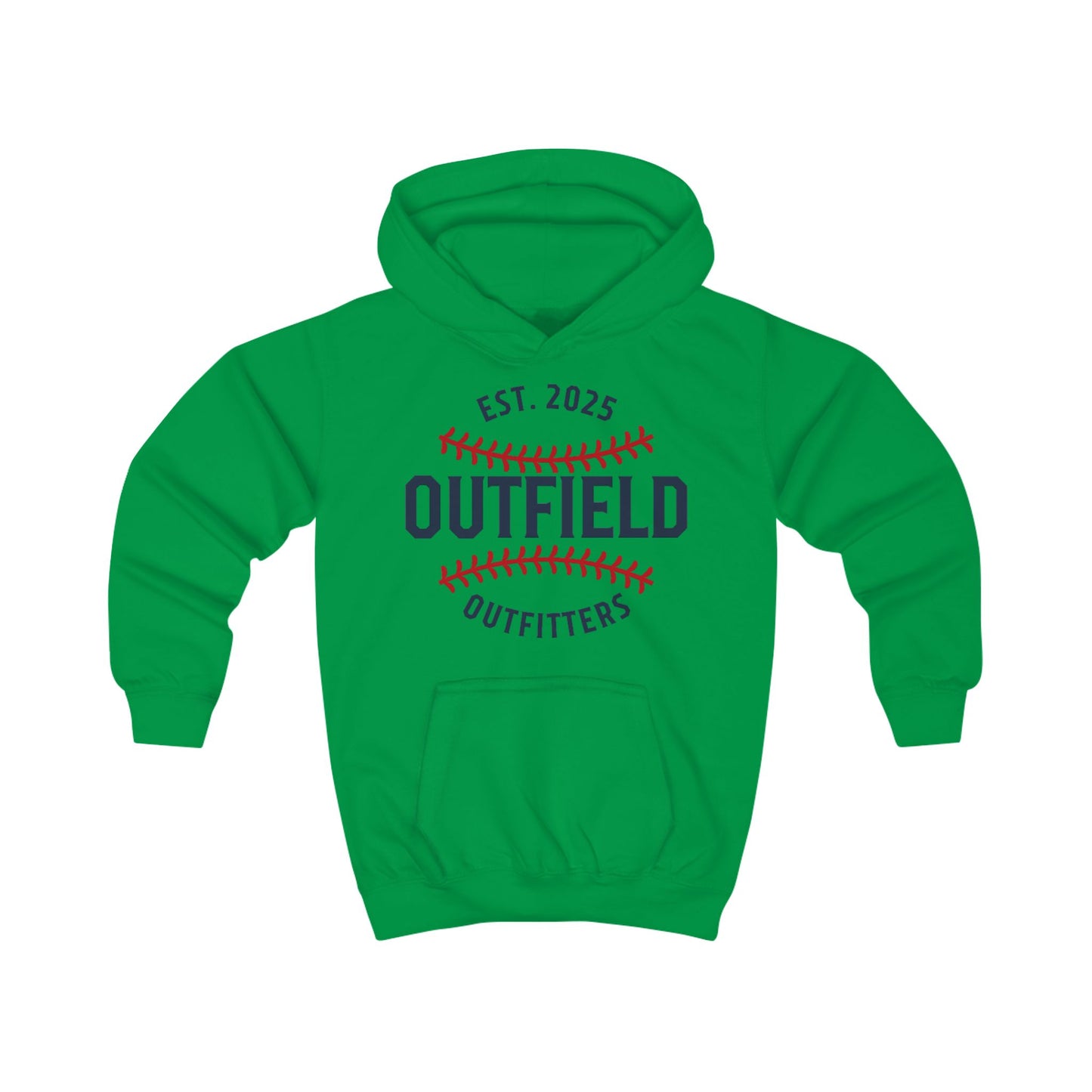 Outfield Outfitters Kids Hoodie | Cool Baseball Sweatshirt, Perfect for Sports Events, Youth Gift, & Everyday Wear