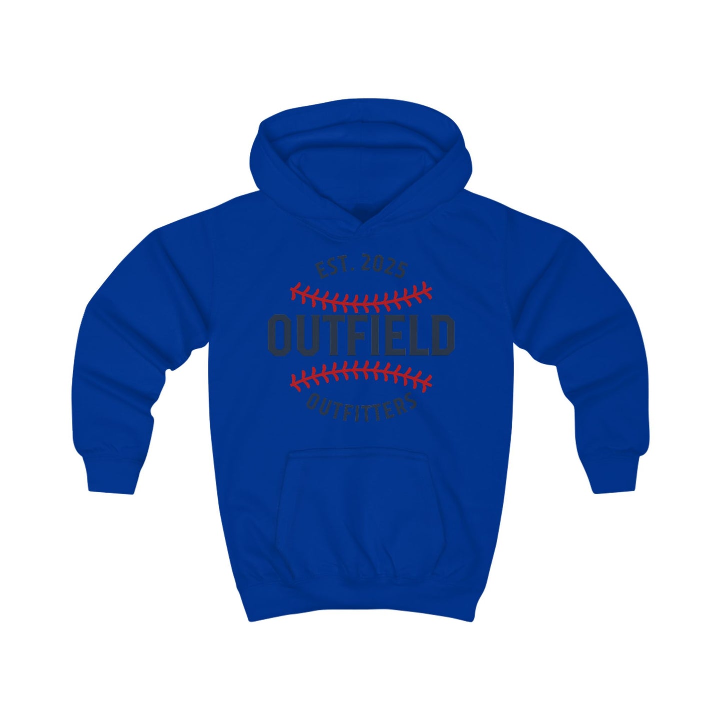 Outfield Outfitters Kids Hoodie | Cool Baseball Sweatshirt, Perfect for Sports Events, Youth Gift, & Everyday Wear