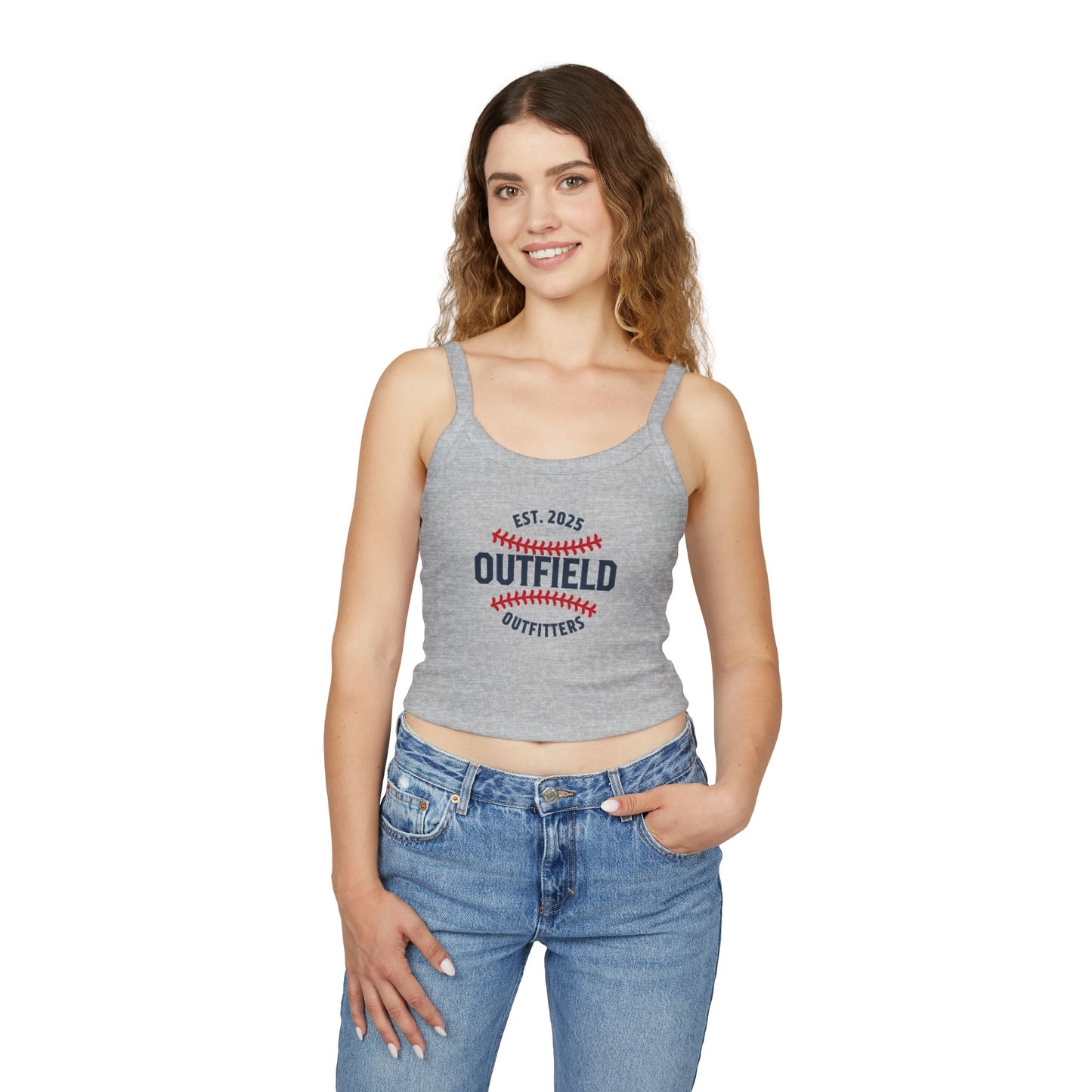 Baseball Outfield Women's Tank Top, Sports Apparel, Summer Wear, Casual Outfit, Gift for Sports Fans, Comfortable Activewear