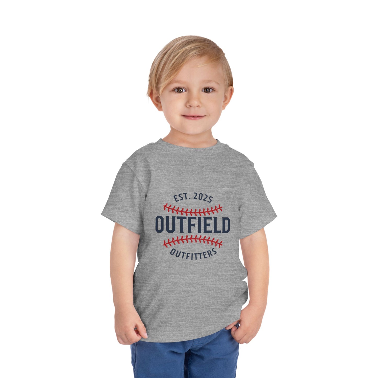 Baseball Toddler Tee, Cute Kids Sports Shirt, Youth Outfield Apparel, Birthday Gift for Boys & Girls, Summer Playwear