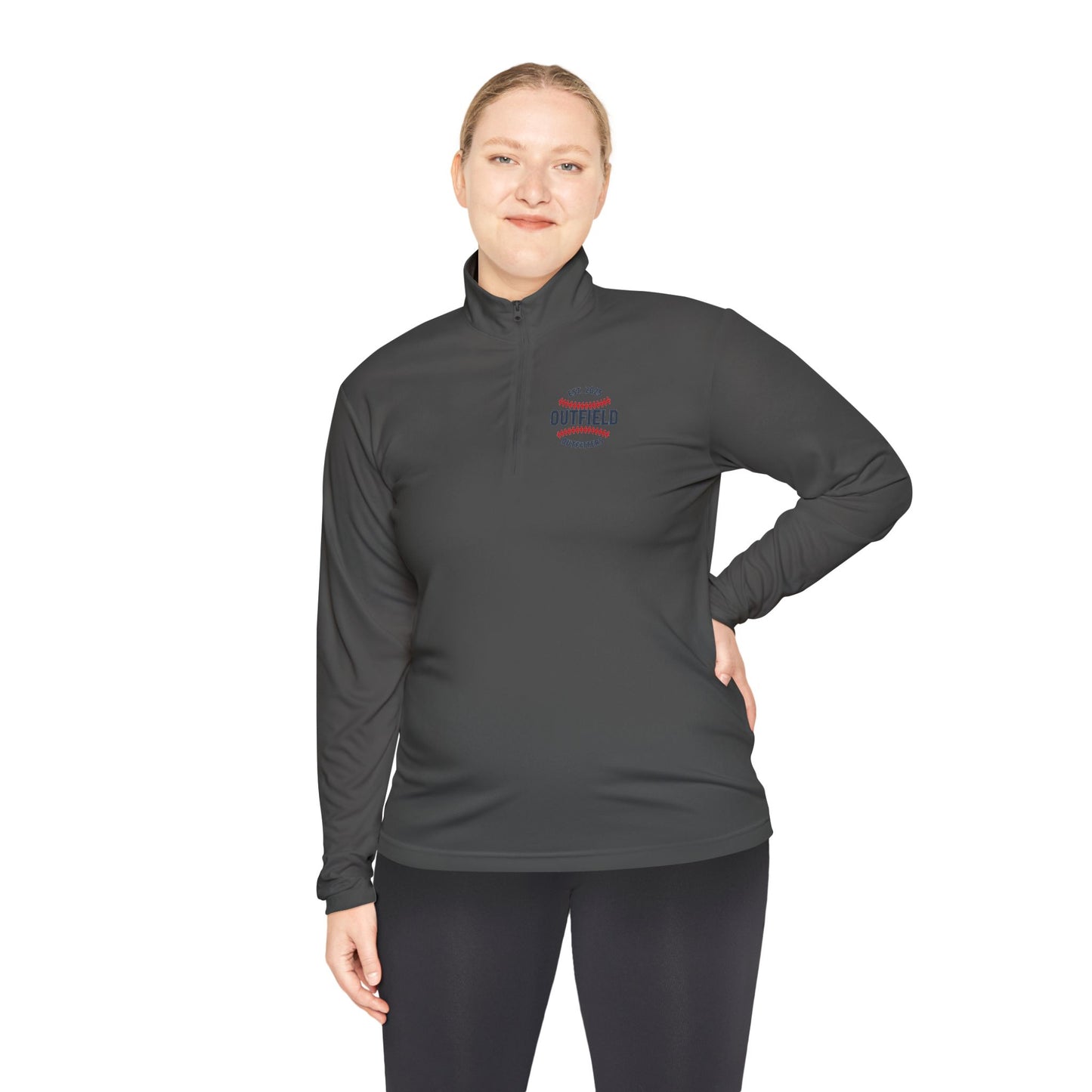 Unisex Quarter-Zip Pullover - Outfield Collection for Casual Comfort