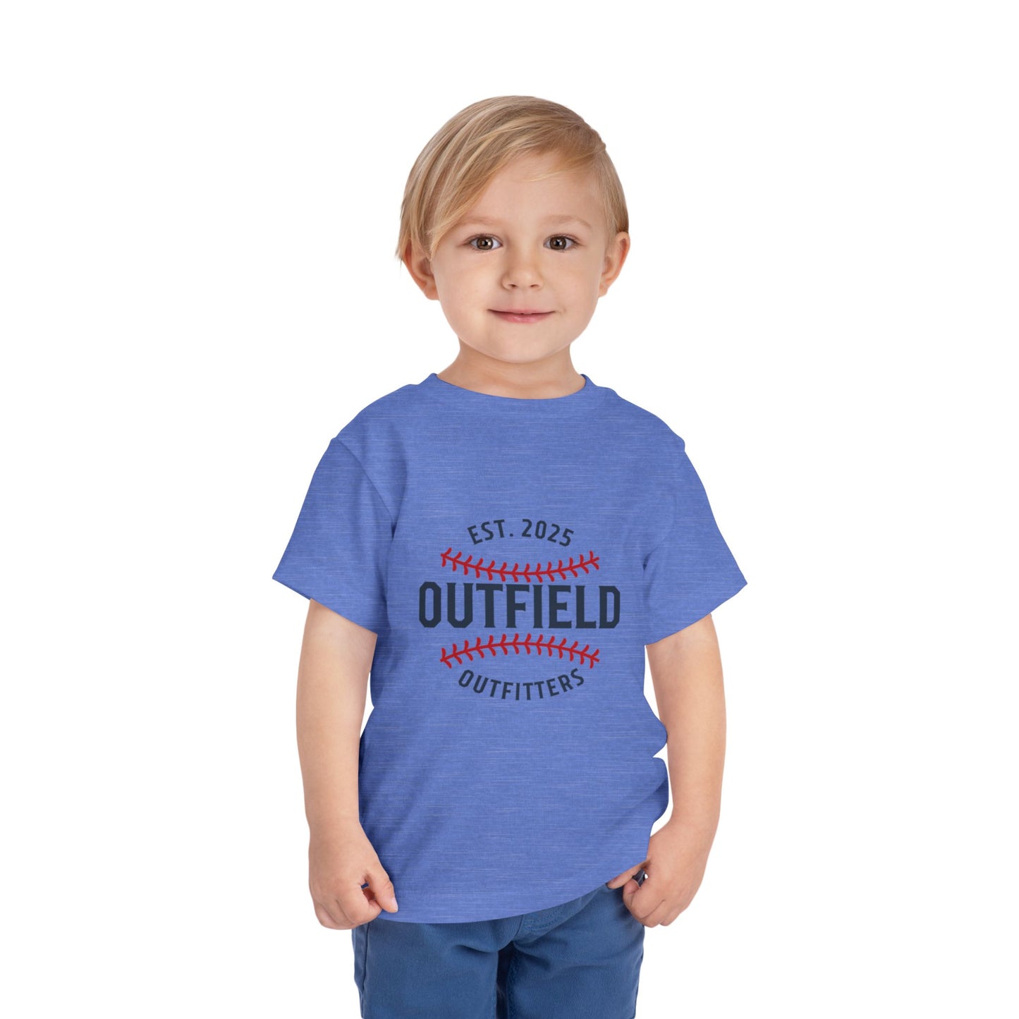 Baseball Toddler Tee, Cute Kids Sports Shirt, Youth Outfield Apparel, Birthday Gift for Boys & Girls, Summer Playwear