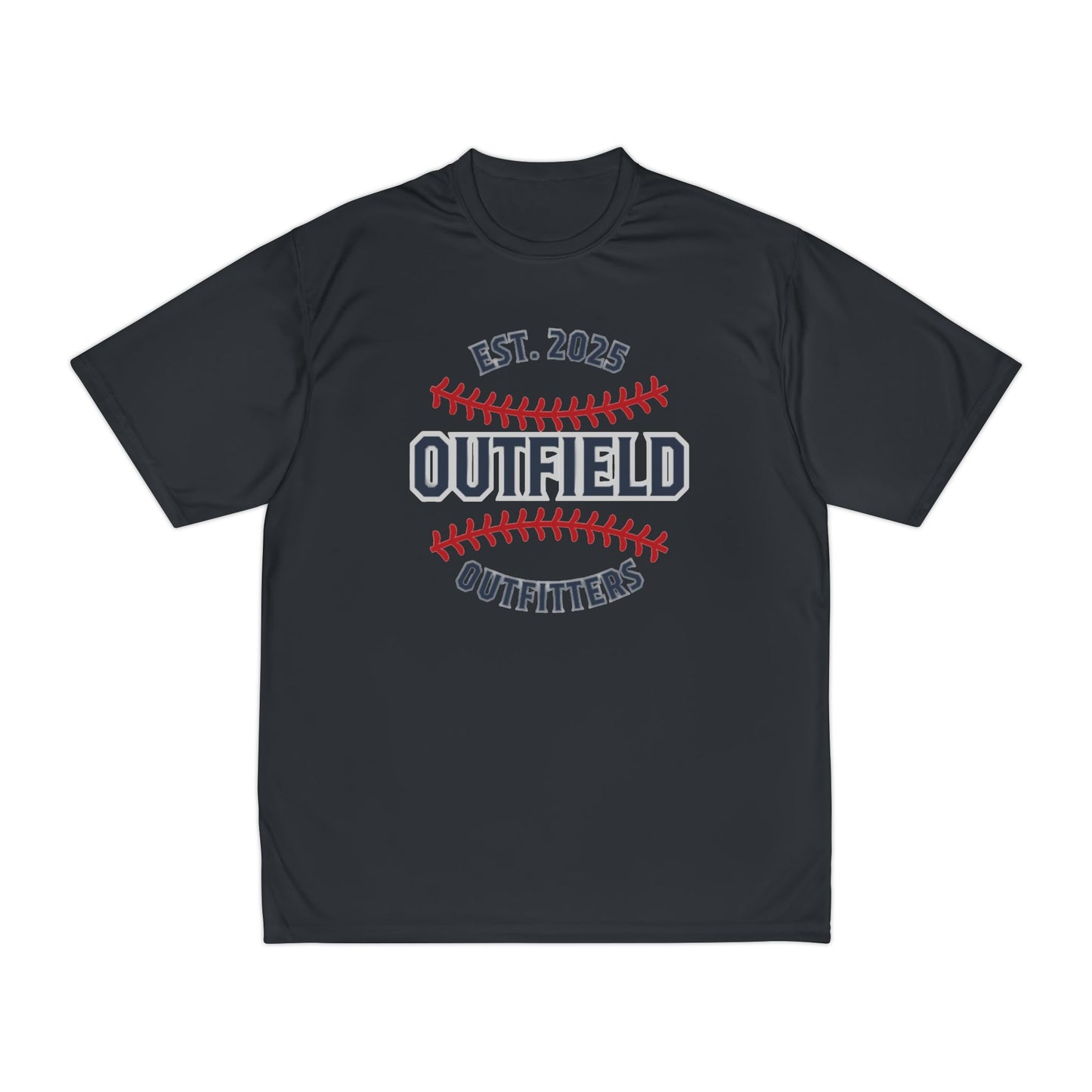 Men's Outfield Performance T-Shirt - Perfect for Sports, Workout, Exercise, Team Events, Baseball Fans