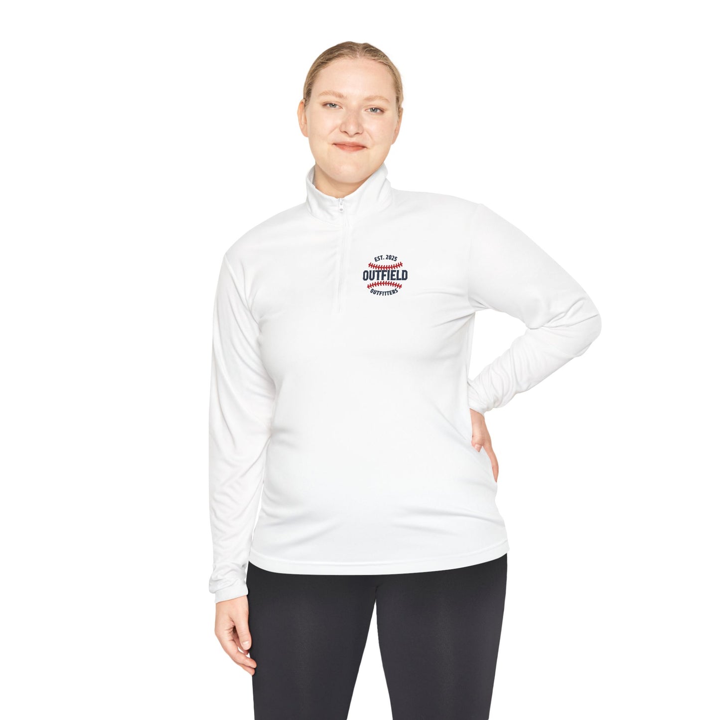Unisex Quarter-Zip Pullover - Outfield Collection for Casual Comfort