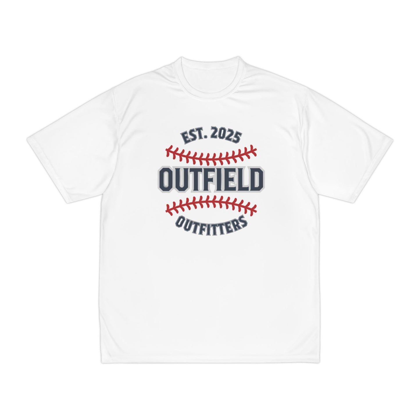 Men's Outfield Performance T-Shirt - Perfect for Sports, Workout, Exercise, Team Events, Baseball Fans