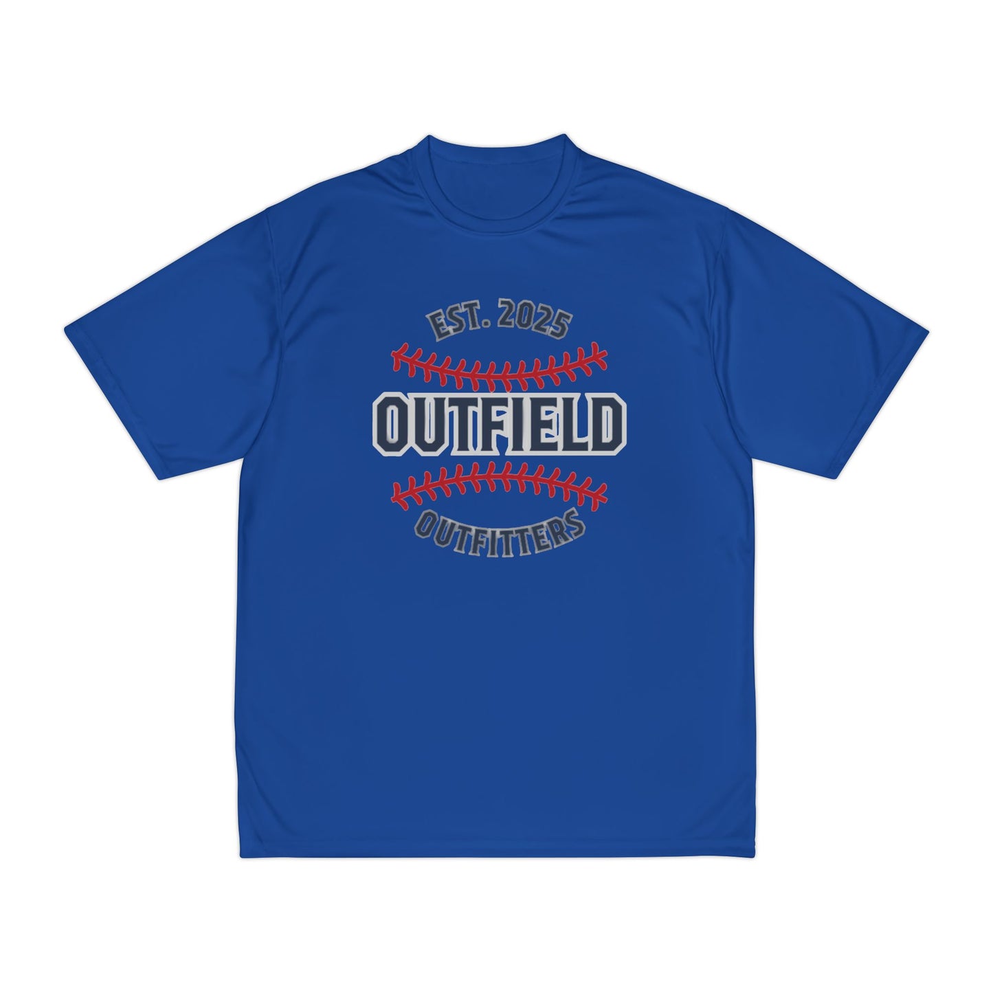Men's Outfield Performance T-Shirt - Perfect for Sports, Workout, Exercise, Team Events, Baseball Fans