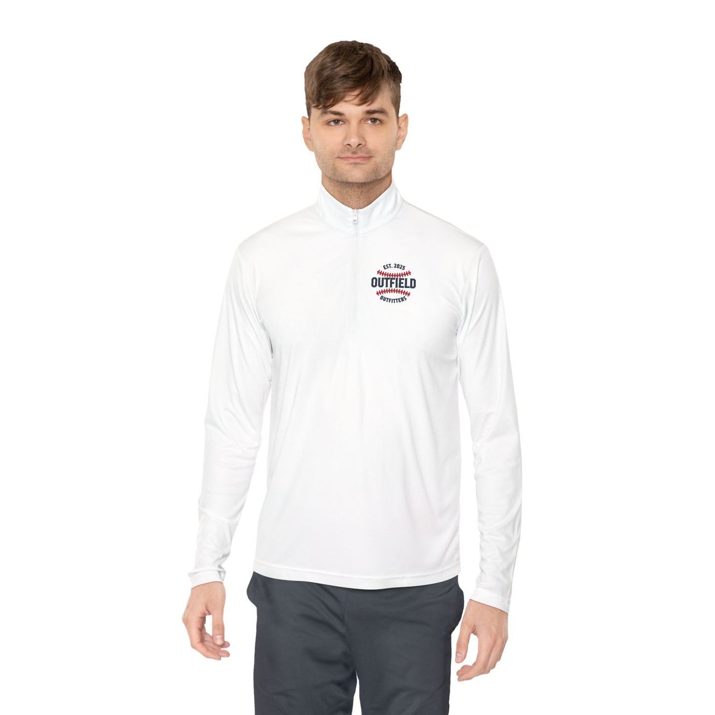 Unisex Quarter-Zip Pullover - Outfield Collection for Casual Comfort