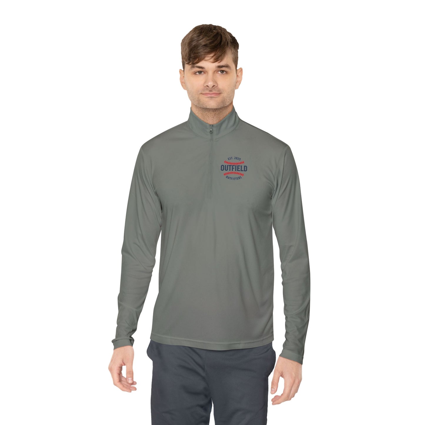 Unisex Quarter-Zip Pullover - Outfield Collection for Casual Comfort