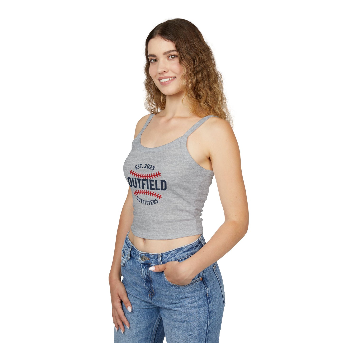 Baseball Outfield Women's Tank Top, Sports Apparel, Summer Wear, Casual Outfit, Gift for Sports Fans, Comfortable Activewear