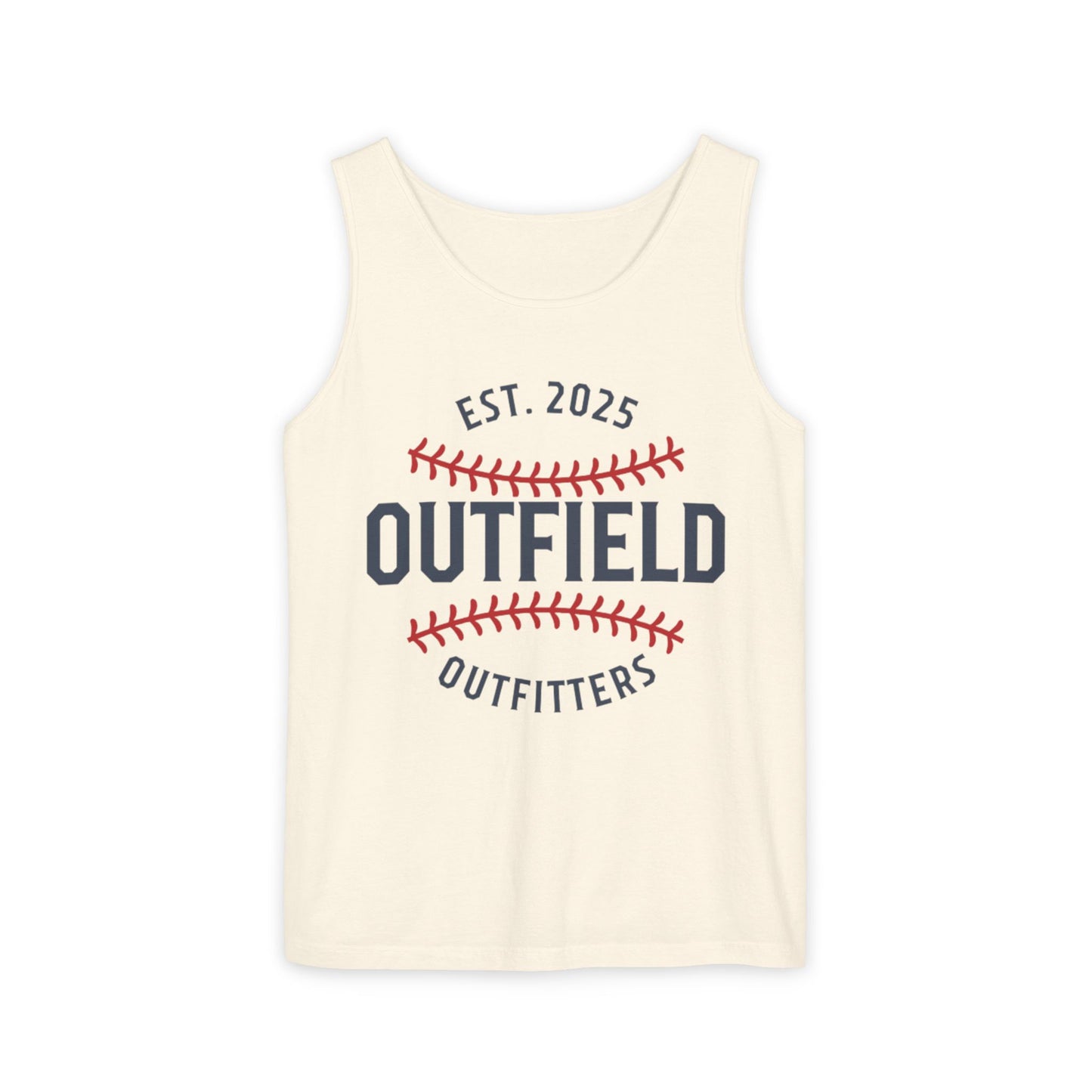 Baseball-Themed Unisex Tank Top - Outfield Outfitters, Casual Summer Apparel, Gift for Sports Lovers, Summer Wardrobe Essential, [...]