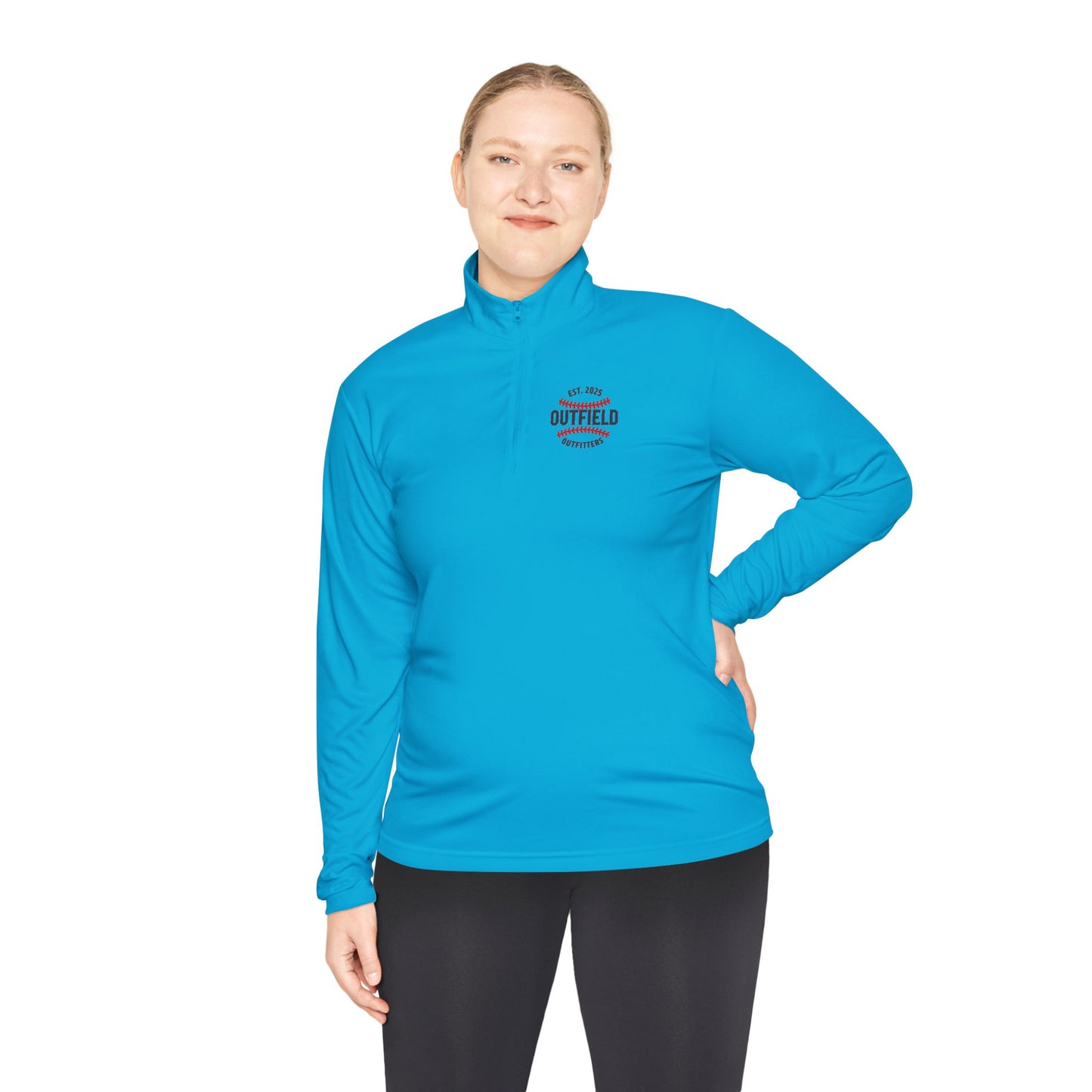 Unisex Quarter-Zip Pullover - Outfield Collection for Casual Comfort