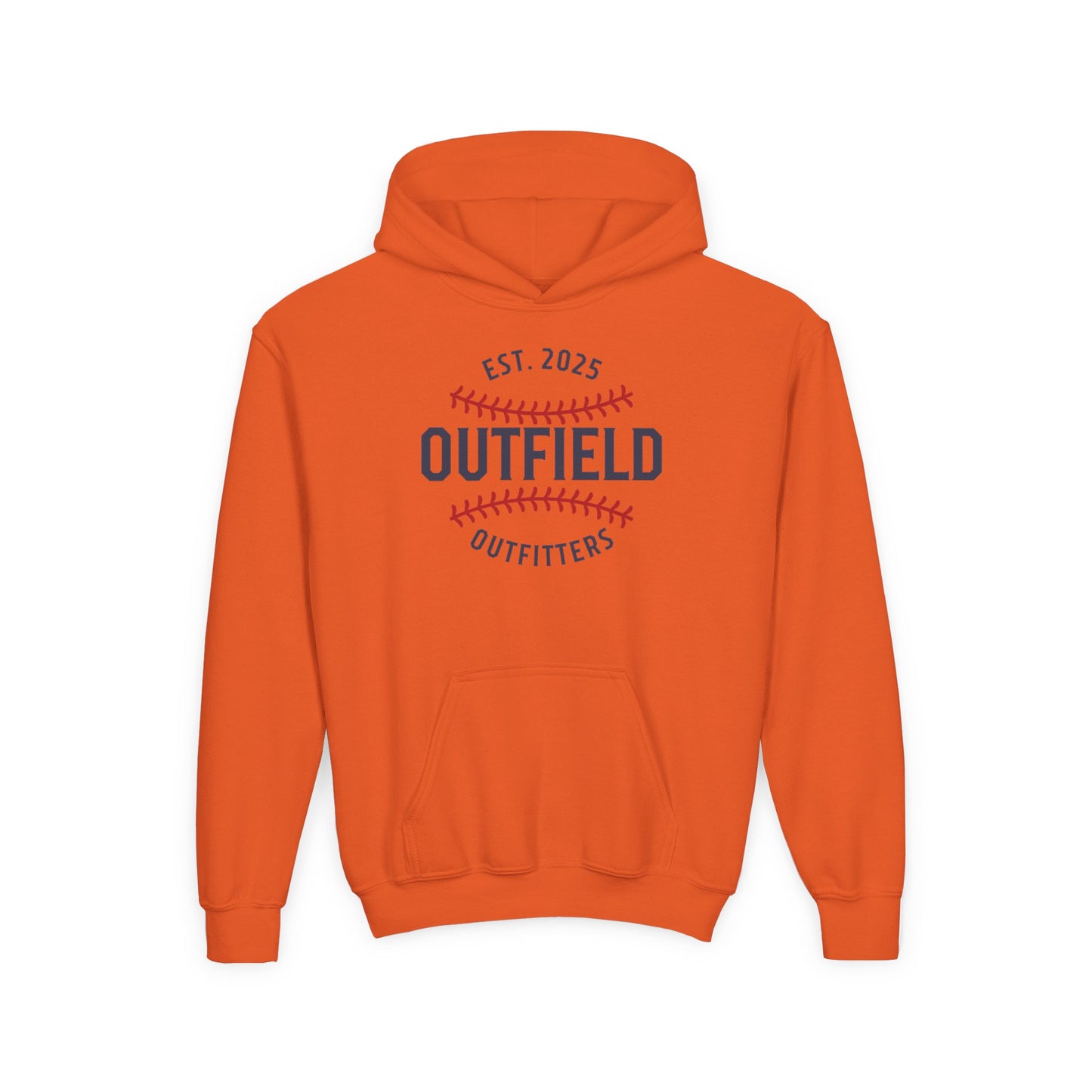 Outfield Outfitters Youth Hoodie, Baseball Sweatshirt, Sports Gift for Kids, Athletic Apparel, Team Spirit Wear