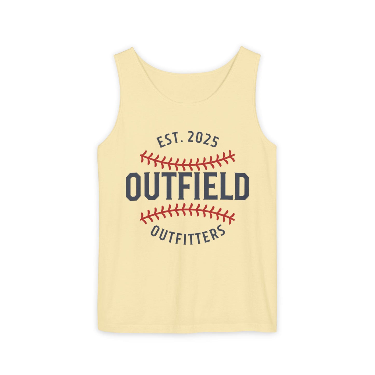 Baseball-Themed Unisex Tank Top - Outfield Outfitters, Casual Summer Apparel, Gift for Sports Lovers, Summer Wardrobe Essential, [...]