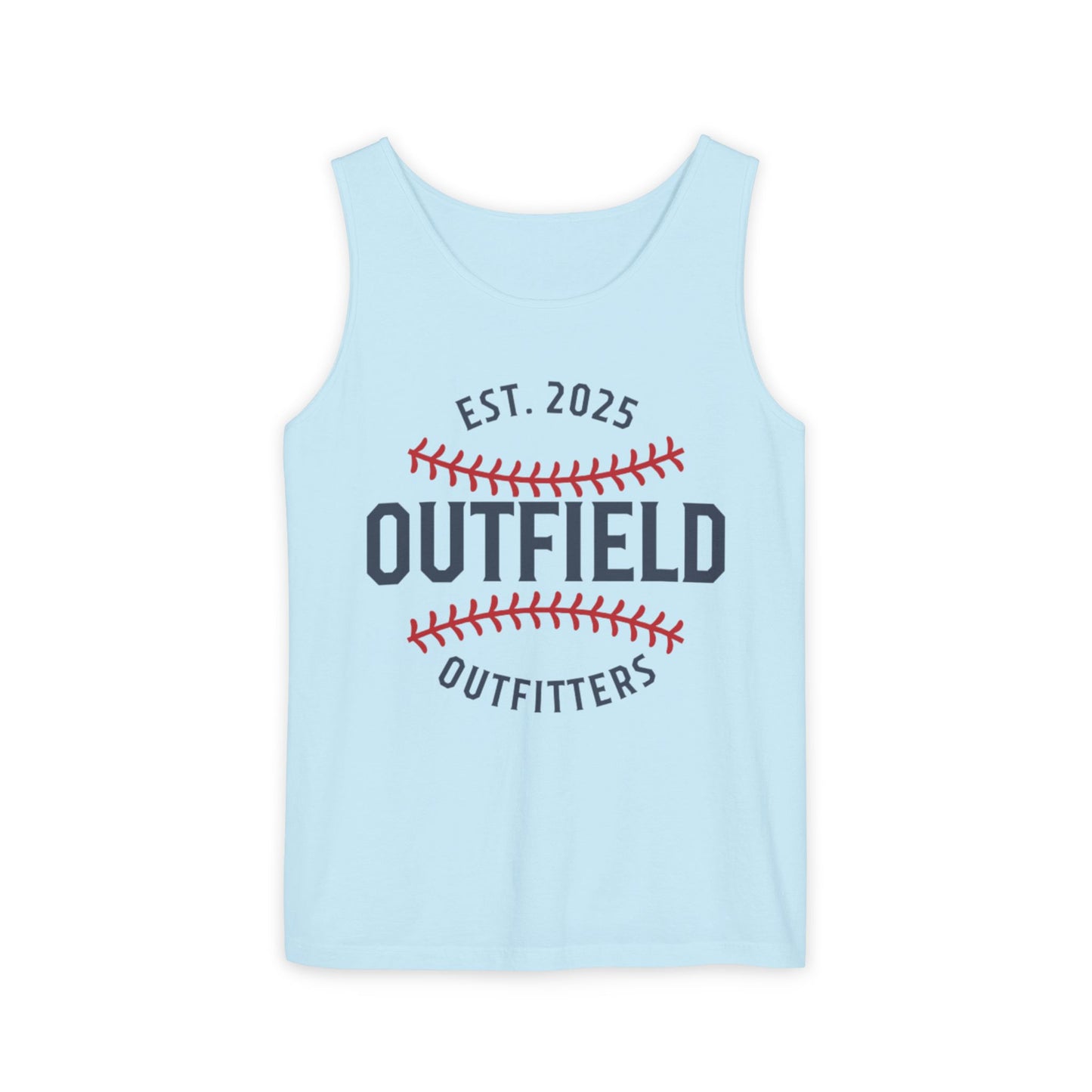 Baseball-Themed Unisex Tank Top - Outfield Outfitters, Casual Summer Apparel, Gift for Sports Lovers, Summer Wardrobe Essential, [...]
