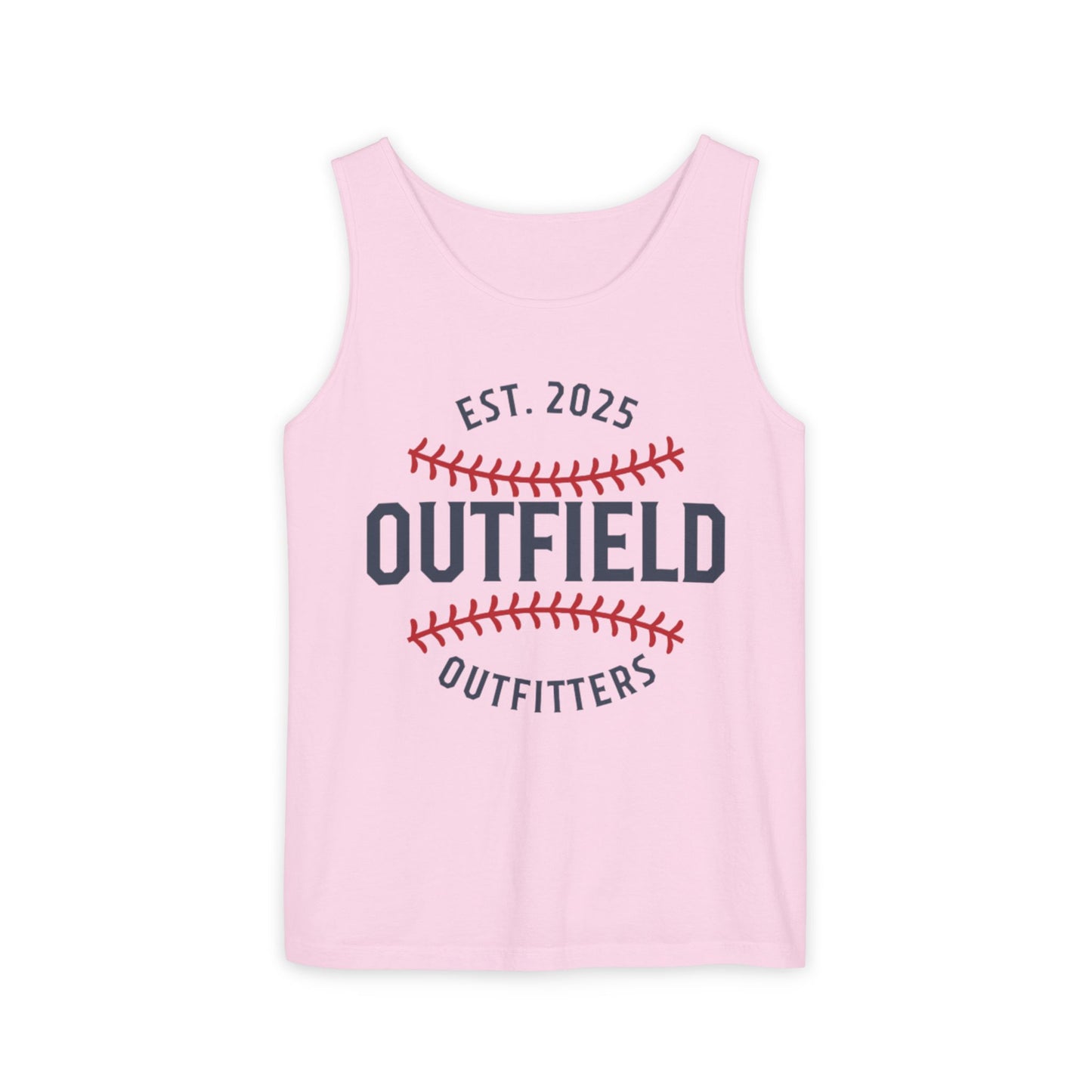 Baseball-Themed Unisex Tank Top - Outfield Outfitters, Casual Summer Apparel, Gift for Sports Lovers, Summer Wardrobe Essential, [...]