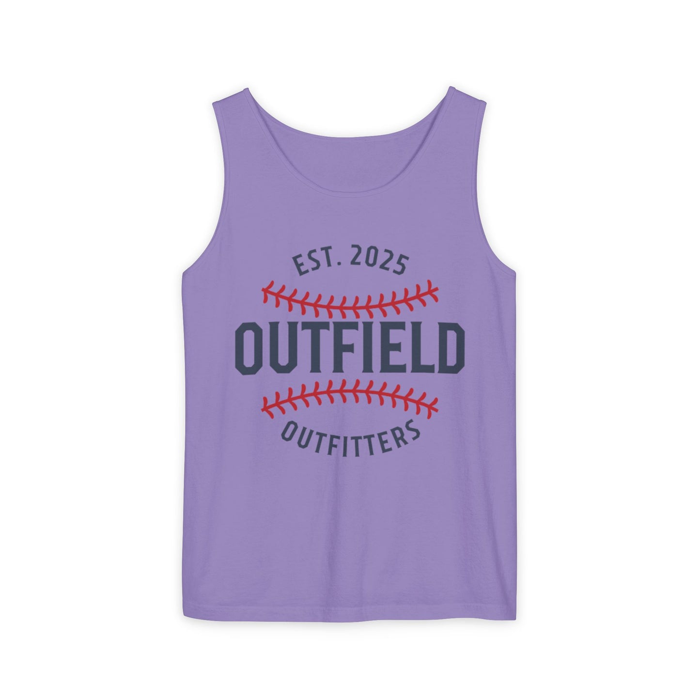 Baseball-Themed Unisex Tank Top - Outfield Outfitters, Casual Summer Apparel, Gift for Sports Lovers, Summer Wardrobe Essential, [...]