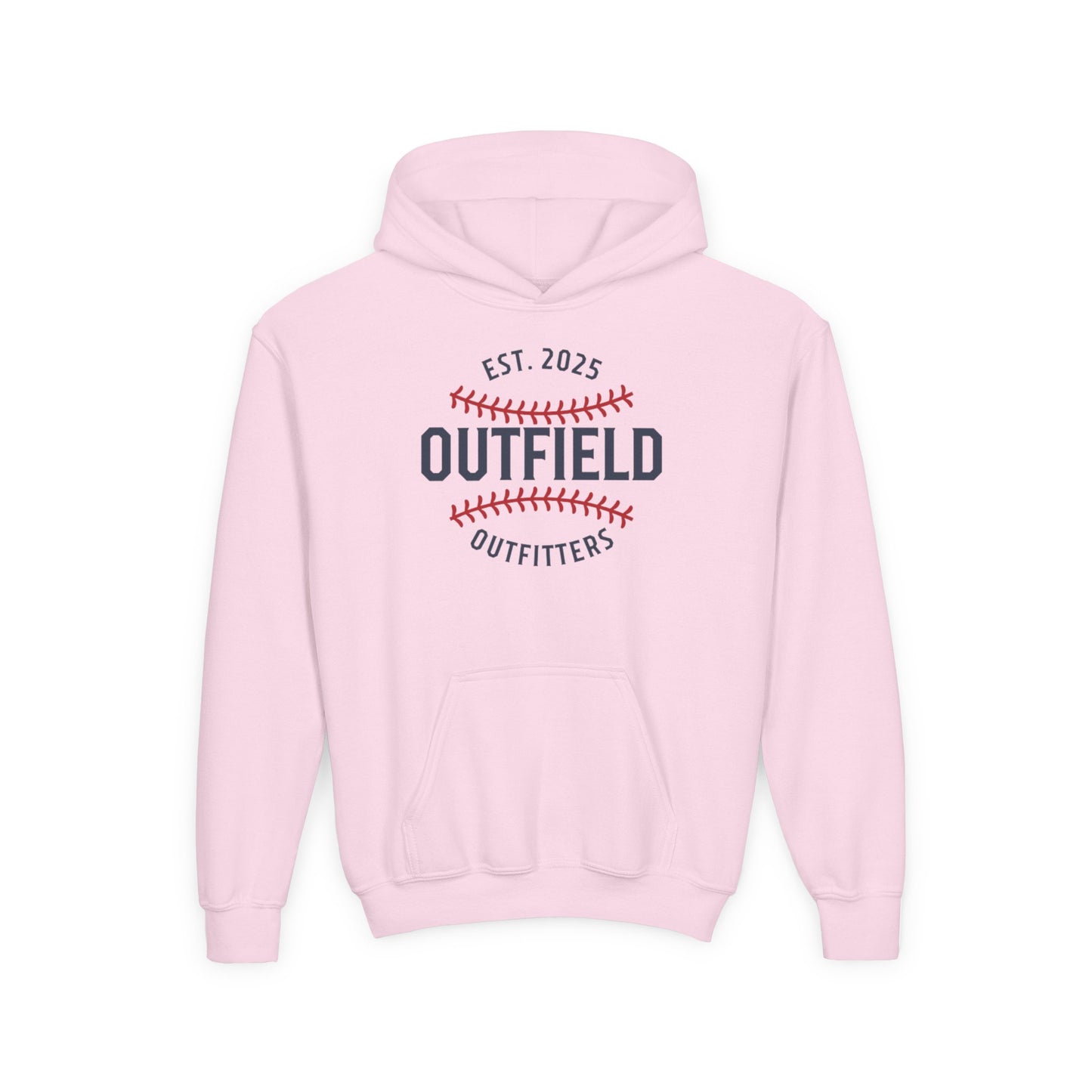 Outfield Outfitters Youth Hoodie, Baseball Sweatshirt, Sports Gift for Kids, Athletic Apparel, Team Spirit Wear