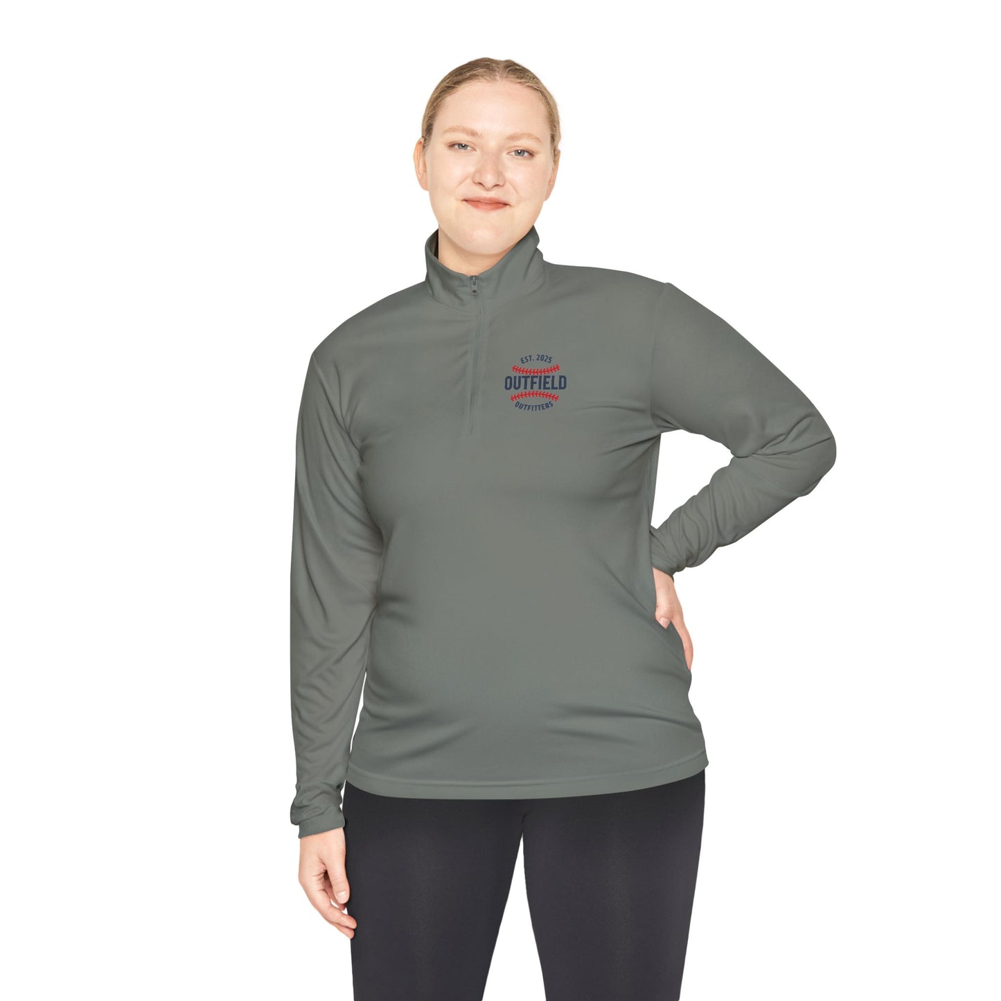 Unisex Quarter-Zip Pullover - Outfield Collection for Casual Comfort