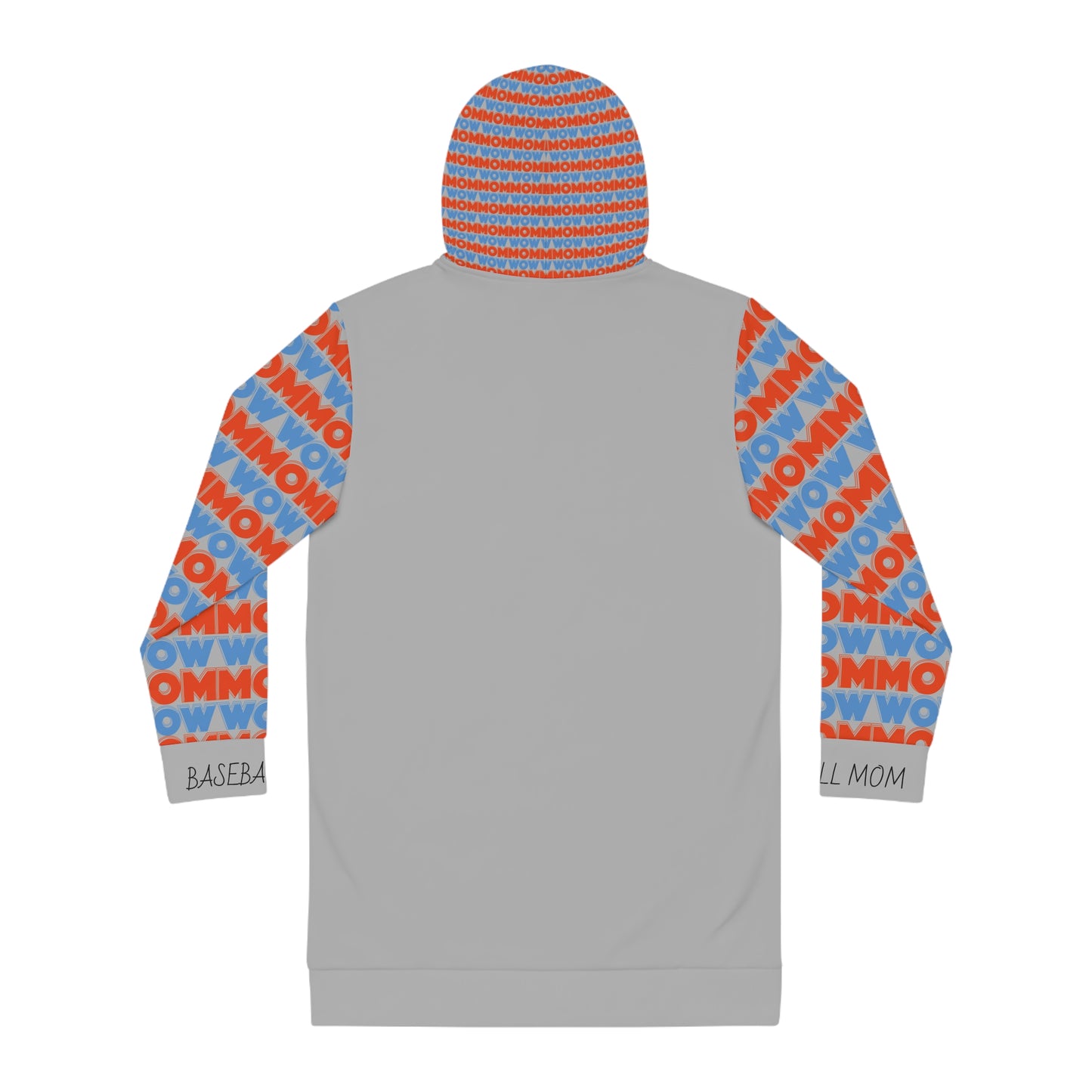 Baseball Mom Hoodie Dress - Stylish Casual Wear for Sporty Moms, Perfect Gift for Mother's Day, Birthdays, Team Events, & More!