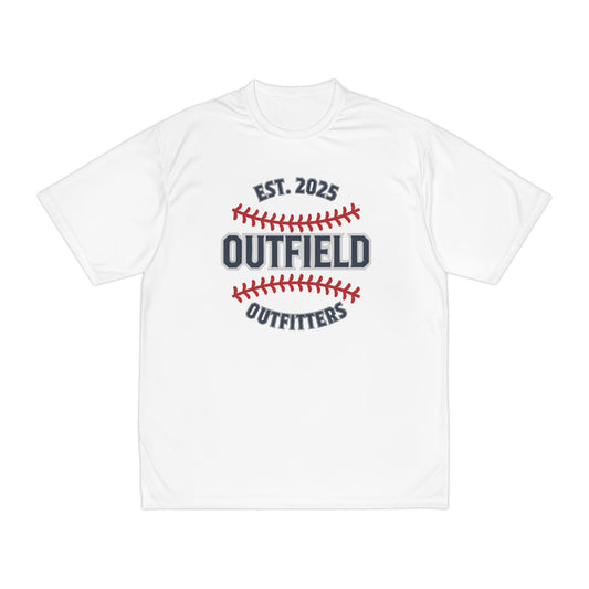 Men's Outfield Performance T-Shirt - Perfect for Sports, Workout, Exercise, Team Events, Baseball Fans