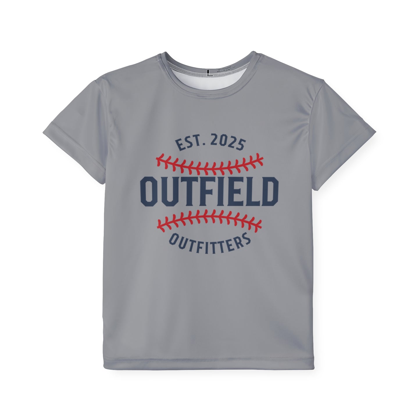 Kids Sports Jersey - Outfield Outfitters, Youth Sports Shirt, Baseball Fan Apparel, Girls Activewear, Sporty Gift for Kids, Unique [...]