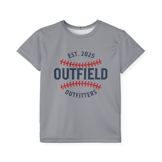 Kids Sports Jersey - Outfield Outfitters, Youth Sports Shirt, Baseball Fan Apparel, Girls Activewear, Sporty Gift for Kids, Unique [...]