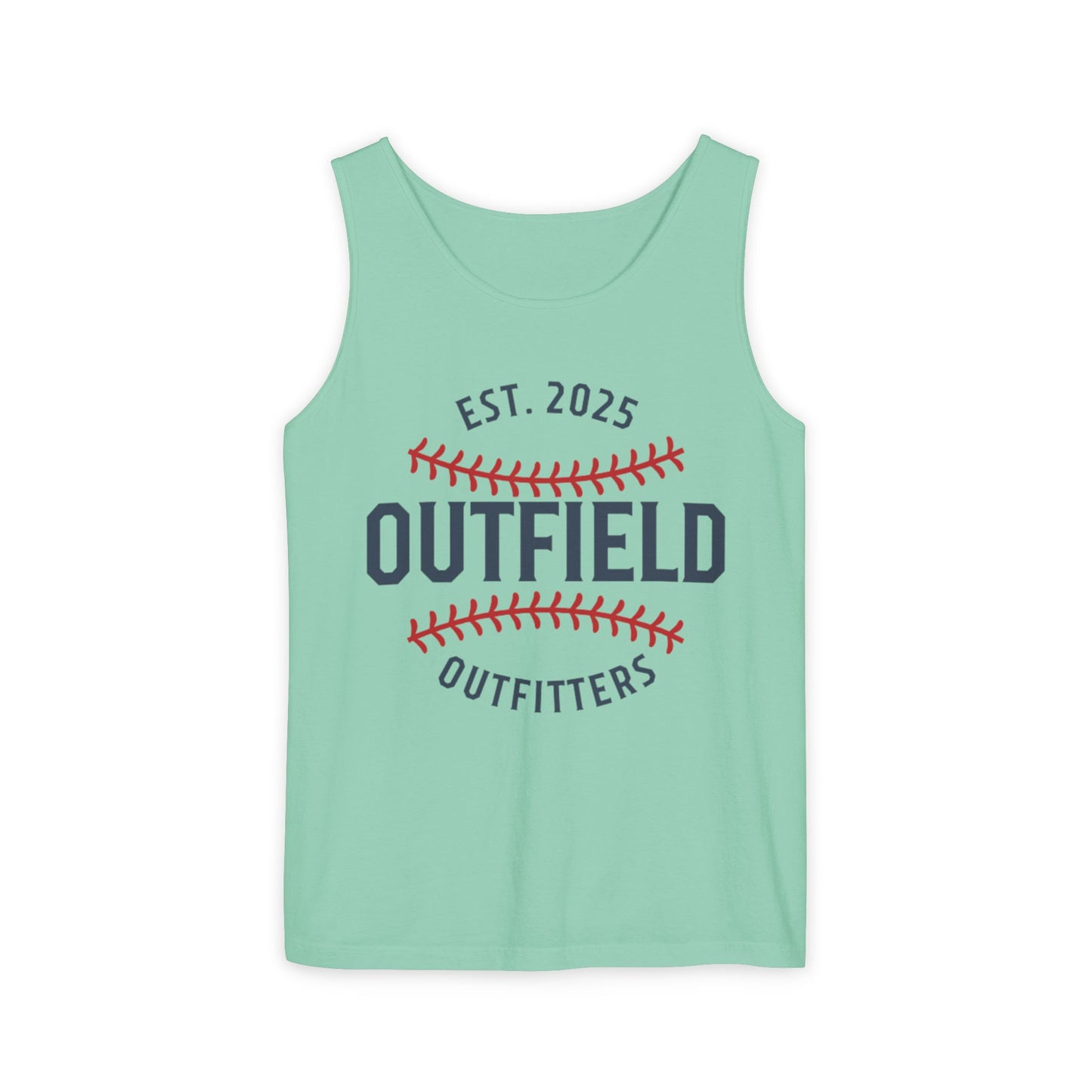 Baseball-Themed Unisex Tank Top - Outfield Outfitters, Casual Summer Apparel, Gift for Sports Lovers, Summer Wardrobe Essential, [...]