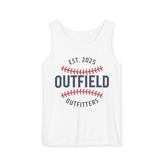 Baseball-Themed Unisex Tank Top - Outfield Outfitters, Casual Summer Apparel, Gift for Sports Lovers, Summer Wardrobe Essential, [...]