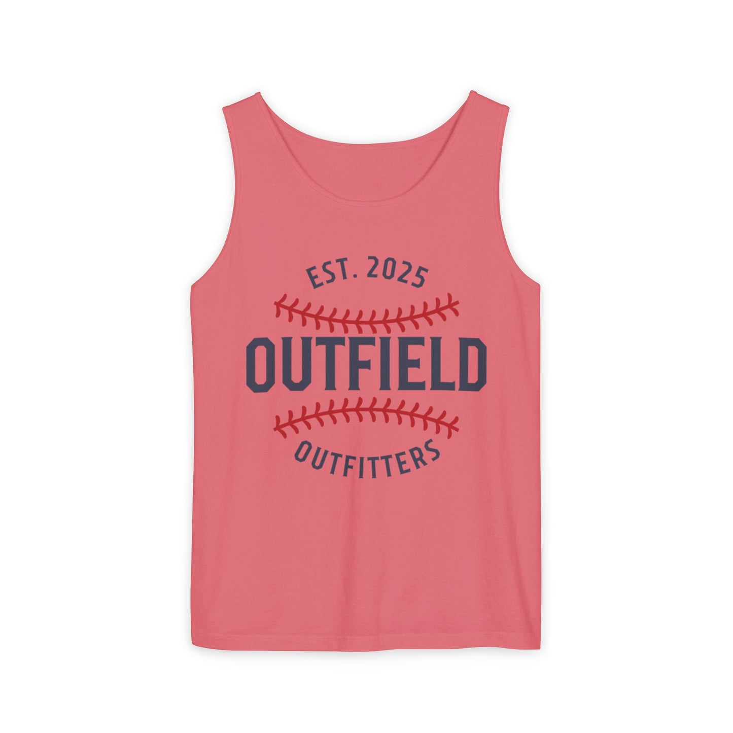 Baseball-Themed Unisex Tank Top - Outfield Outfitters, Casual Summer Apparel, Gift for Sports Lovers, Summer Wardrobe Essential, [...]