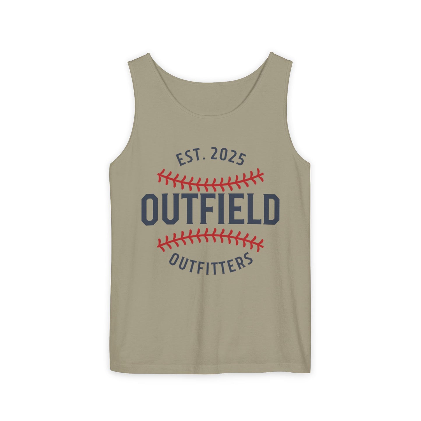 Baseball-Themed Unisex Tank Top - Outfield Outfitters, Casual Summer Apparel, Gift for Sports Lovers, Summer Wardrobe Essential, [...]
